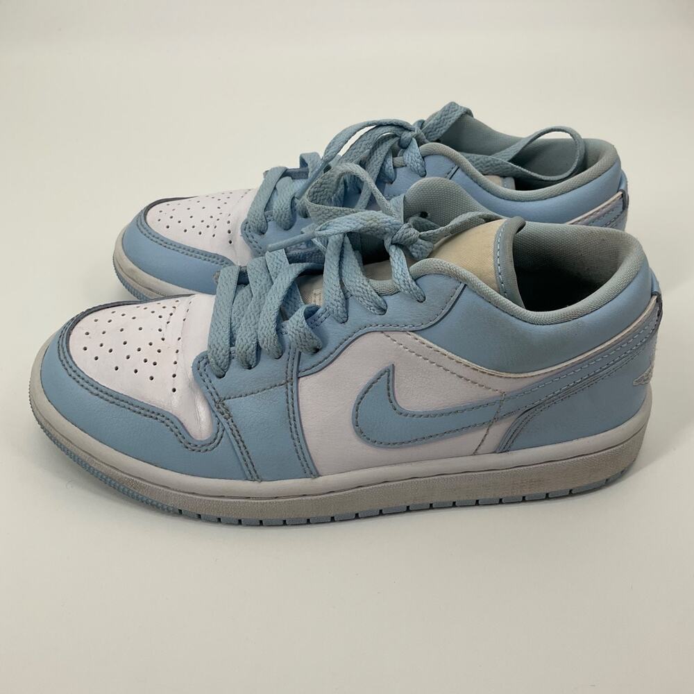 Nike Air Jordan 1 Low DC0774-141 Size 6 Baby Blue Casual Athletic Streetwear - Picture 4 of 10